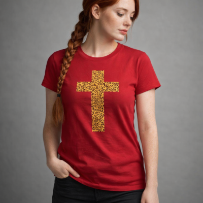 Camiseta con cruz "Wild Faith"