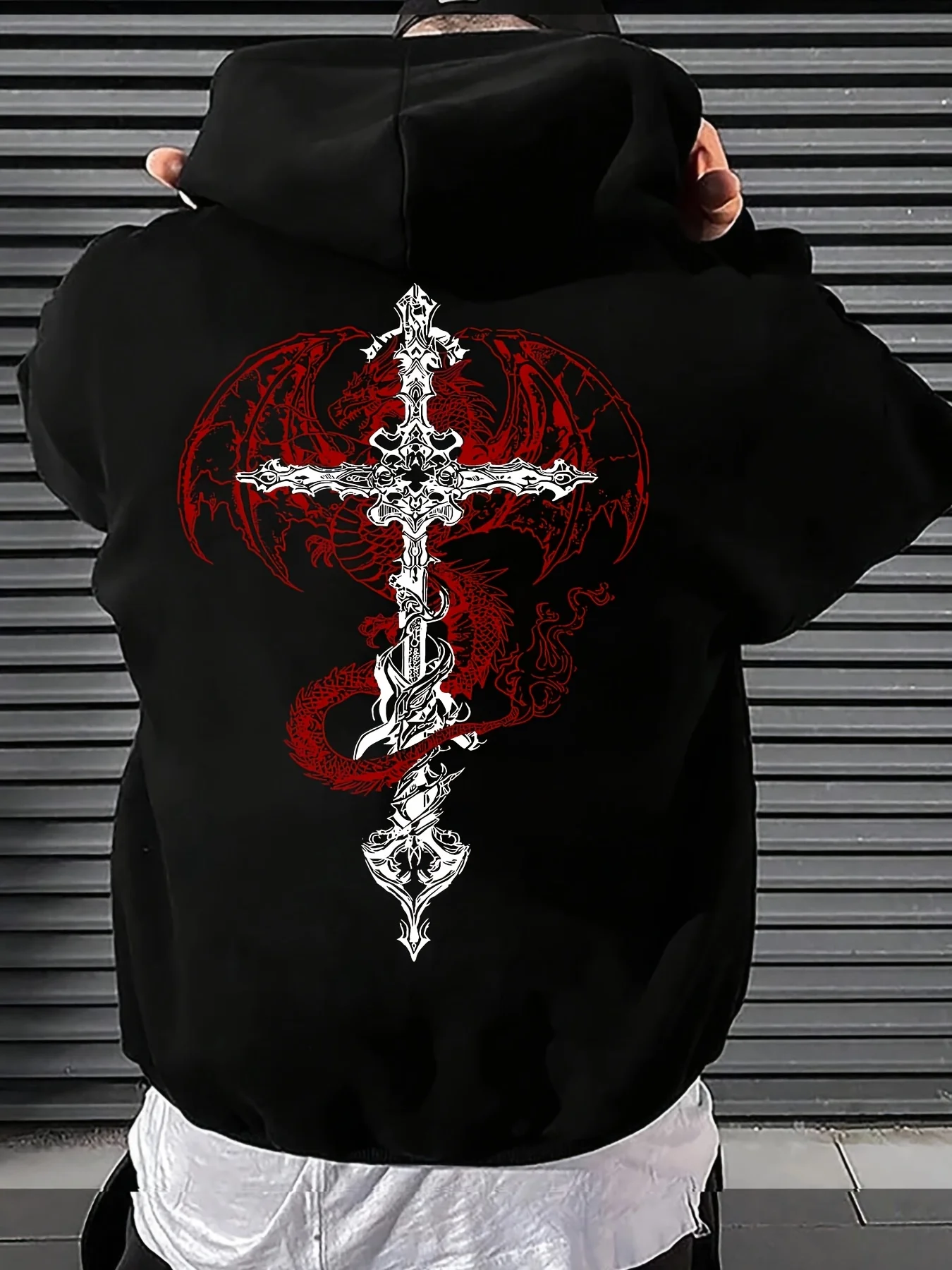 Sudadera con cruz "Umbra Cross"
